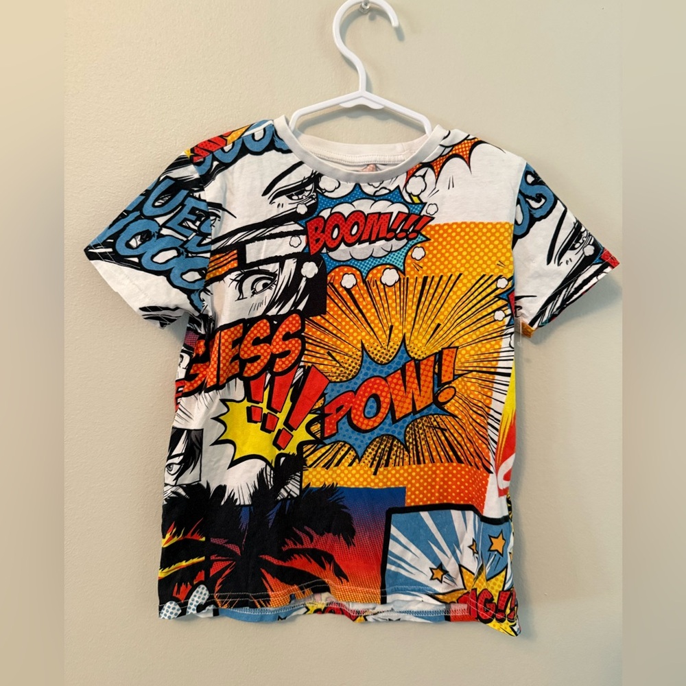 Guess Comic Print T-Shirt